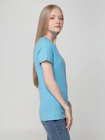 Футболка женская T-bolka Lady, голубая, размер L