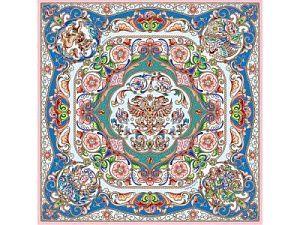 Платок «Шедевры русских эмальеров»