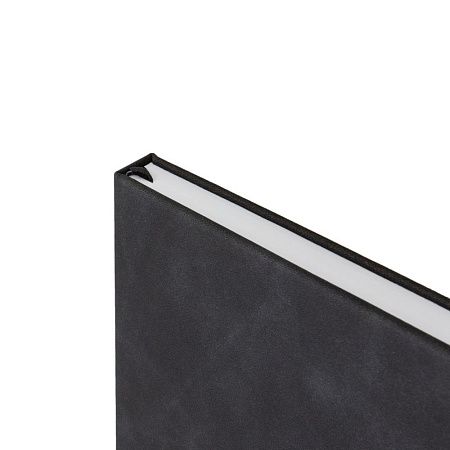 Ежедневник Horizon, недатированный, серый с черным