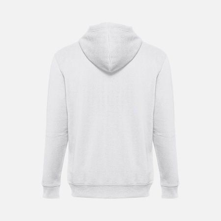 Толстовка мужская на молнии с капюшоном Amsterdam, белая, размер L