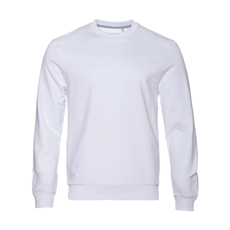 Свитшот унисекс STAN футер без начёса, 260, 63, Белый,  (10/1)  (54/XXL)