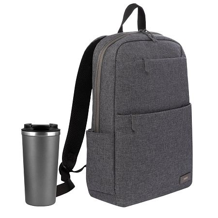 Подарочный набор Палермо (Palermo), Форст (Forst), серый (рюкзак, термокружка)
