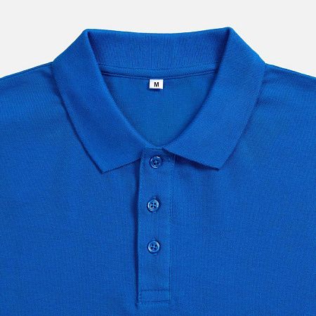 Рубашка поло унисекс Tervise, ярко-синяя, размер S