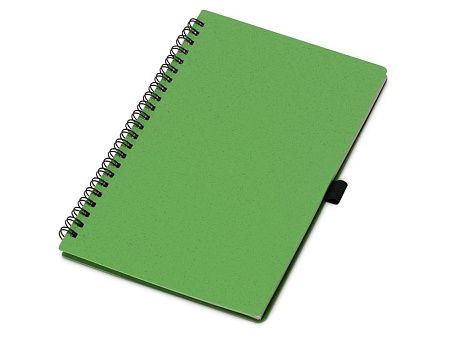 Блокнот А5 «Toledo M» с обложкой из пшеницы и пластика и шариковой ручкой