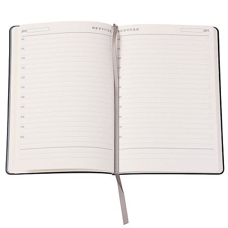 Ежедневник A5 недатированный Stefano в мягком переплёте, светло-серый