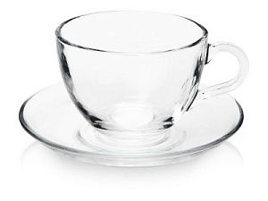 Чайная пара «Britain», цвет: прозрачный