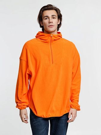 Анорак флисовый унисекс Fliska, оранжевый, размер XL/2XL