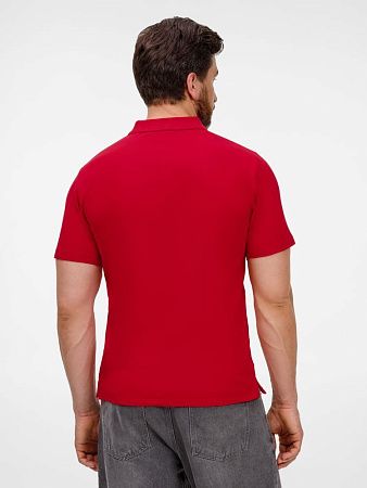 Рубашка поло унисекс Tervise, красная, размер S