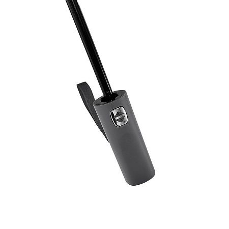 Зонт складной автоматический, Forest Lotus, диаметр 100 см, радиус 23 дюйма, 9 панелей, без подарочной коробки, серый