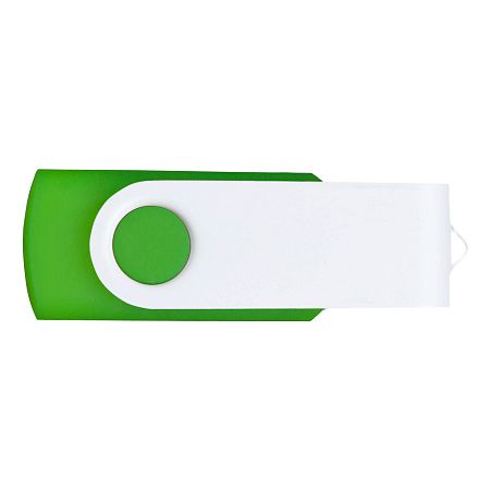 Флешка TWIST WHITE COLOR Салатовая с белым 4015.15.07.8ГБ