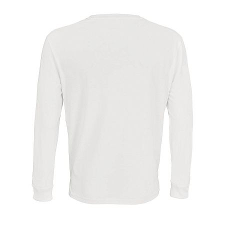 Футболка унисекс с длинным рукавом Pioneer LSL, белая, размер XS