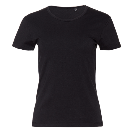 Футболка женская STAN хлопок/эластан 180, 37W, Чёрный,  (20)  (44/S)