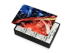 Портативная колонка «Concept» с закаленным стеклом, цвет: черный