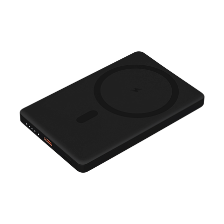 Внешний аккумулятор Атлантис (Atlantis) PD 5000mAh с функцией беспроводной зарядки 15W, черный