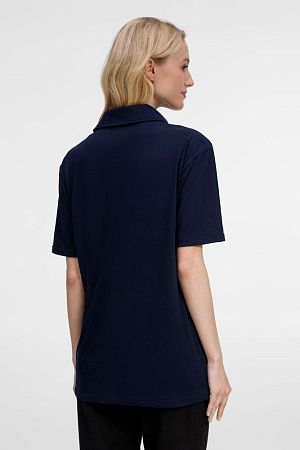 Рубашка поло унисекс Senti, темно-синяя, размер XL