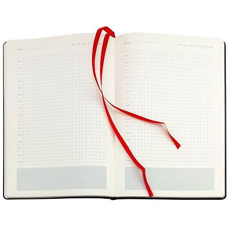 Ежедневник Lable Touch, недатированный, красный