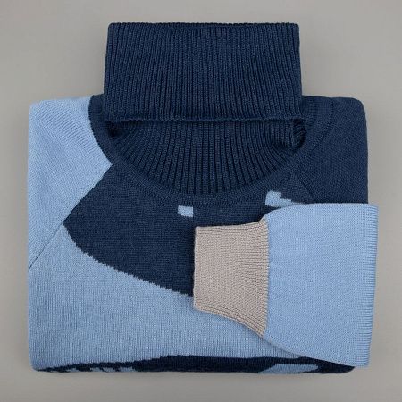 Джемпер на заказ Tricksy Net Reglan, полушерсть, размер L