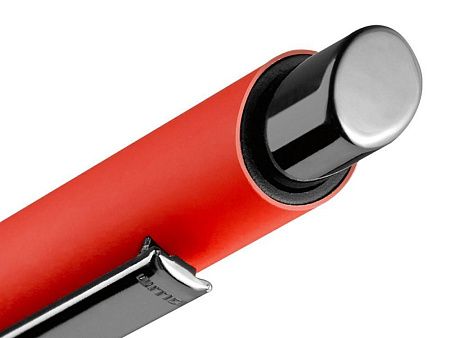 Металлическая шариковая ручка «Ellipse gum» soft touch с зеркальной гравировкой
