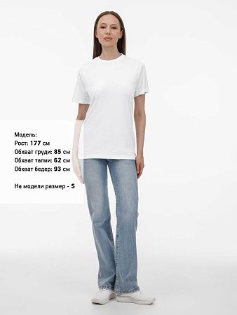 Футболка унисекс T-Bolka 180, белая, размер XXL