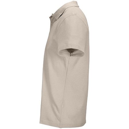 Рубашка поло унисекс Pulse, серо-бежевая, размер M