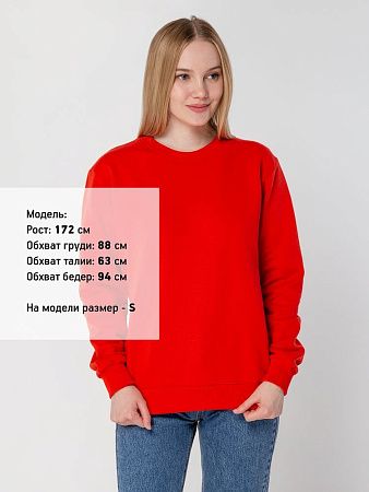 Толстовка Unit Toima Heavy, красная, размер XS