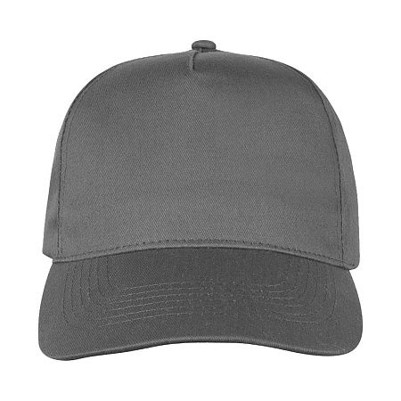 Кепка 5-панельная Lester Velcro 180, серая