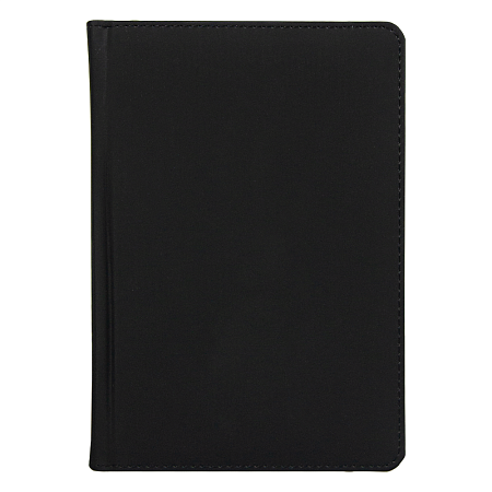 Ежедневник полудатированный Classic Soft А5, черный, в твердой обложке с поролоном