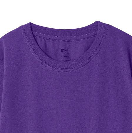 Футболка детская T-Bolka Kids, фиолетовая, размер 14 лет (154-164 см)