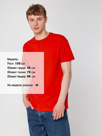 Футболка унисекс T-Bolka 160, красная, размер XXL v2