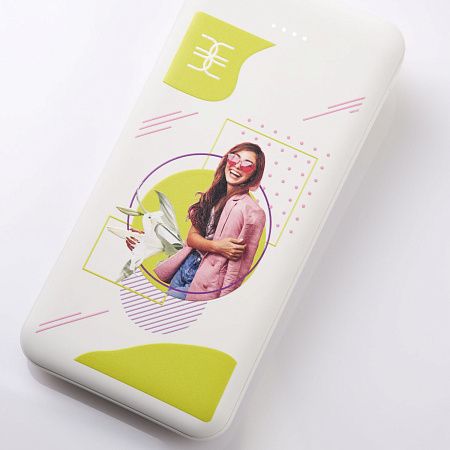 Внешний аккумулятор Элари Плюс (Elari Plus) 10000 mAh, белый