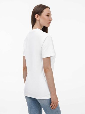 Футболка унисекс T-Bolka 180, белая, размер XXL