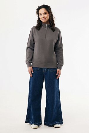 Свитшот на молнии Iqoniq Elgon из переработанного хлопка, 300 г/м²