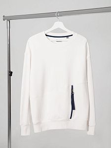 Свитшот унисекс Kosmos 2.0, кремовый, размер XL/2XL