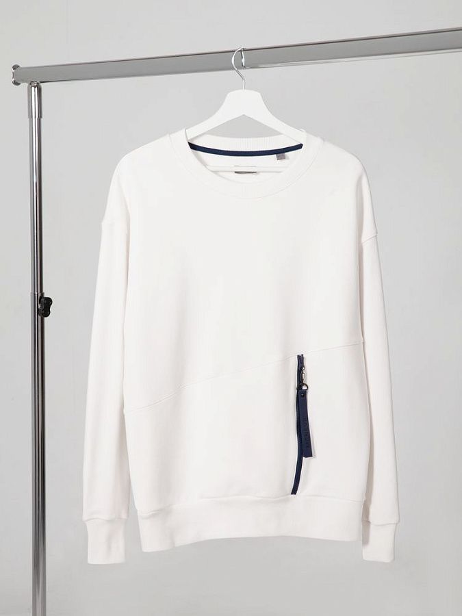 Свитшот унисекс Kosmos 2.0, кремовый, размер XL/2XL