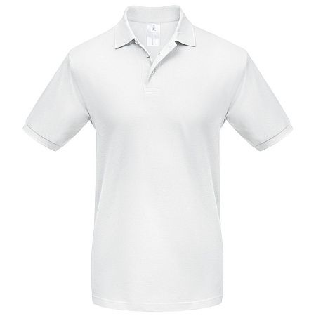 Рубашка поло Heavymill белая, размер S v2