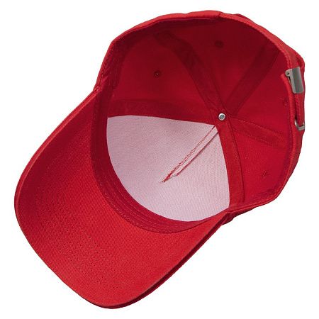 Кепка 5-панельная Greenwich 350, c красным сендвичем, красная