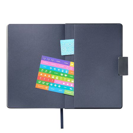 Ежедневник Риц (Ritz) недатированный, синий, твердая обложка