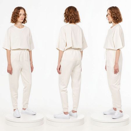 Джоггеры J2, молочно-белые, размер M/L