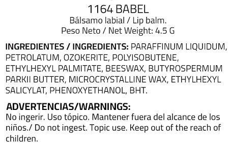 Бальзам для губ BABEL, красный