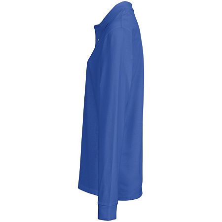 Рубашка поло унисекс с длинным рукавом Pacific LSL, ярко-синяя (royal), размер 4XL
