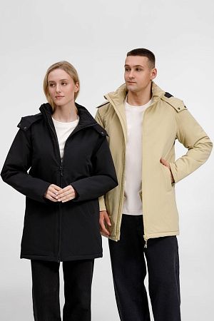 Куртка-парка унисекс Sfera, бежевая, размер XXL