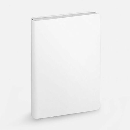 Ежедневник Nebraska Flex, недатированный, белый с серебристым