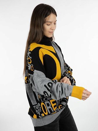 Свитер оверсайз на заказ Tricksy Net, полушерсть, размер S/M