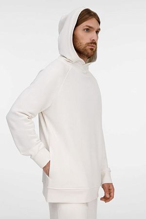 Худи унисекс H5, молочно-белое, размер M/L