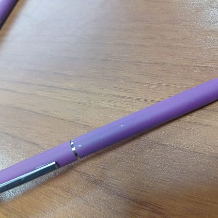 Ручка-стилус металлическая шариковая «Jucy Soft» soft-touch