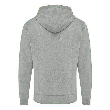 Худи на молнии Iqoniq Abisko из переработанного хлопка, унисекс, 340 г/м²