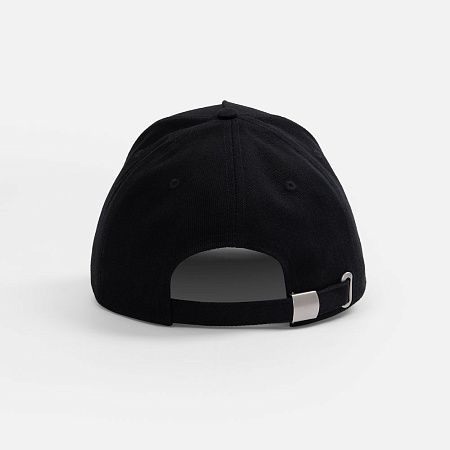 Бейсболка Classic 2.0, черная с красным кантом