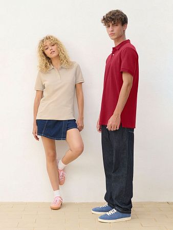 Рубашка поло унисекс Pacific, темный хаки, размер S