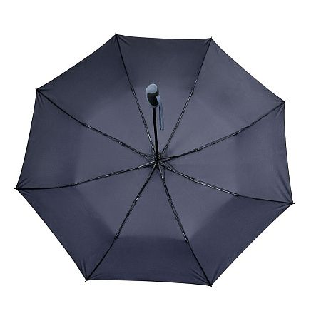 Зонт складной полуавтоматический Forest Rainman, диаметр 117 см, радиус 27 дюймов, 8 панелей, без подарочной коробки, темно-синий