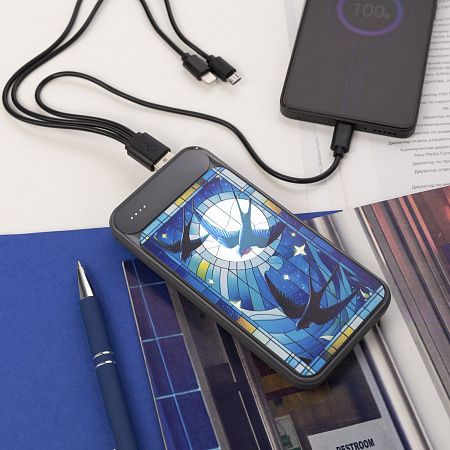 Внешний аккумулятор Старлайт Плюс НЕО (Starlight Plus NEO) 10000 mAh, серый